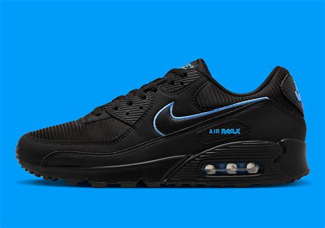 Nike Air Max 90 "Black/University Blue" FJ4218-001 | SneakerNews.com