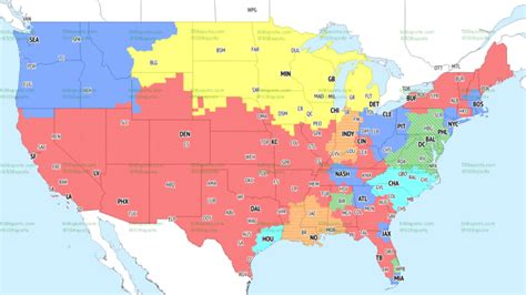 NFL coverage map 2023: TV schedule Week 8