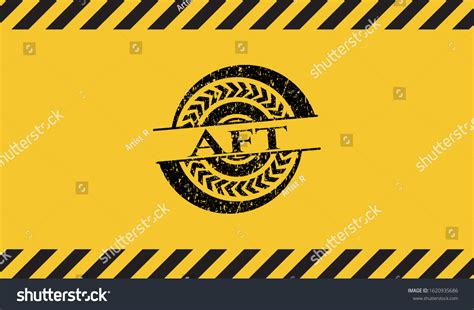 Aft Grunge Warning Sign Emblem Vector Stock Vector (Royalty Free ...