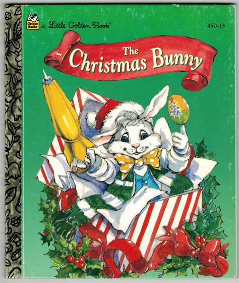 1994 The Christmas Bunny Easter Bunny Arnold Rabin HC Little Golden ...