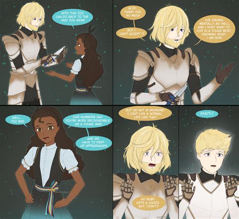 Jaune and Alyx talk (RWBY Comic) by Seshirukun on DeviantArt