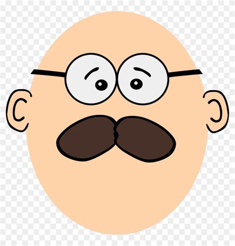 Medium Image - Guy With Mustache Cartoon - Free Transparent PNG Clipart ...