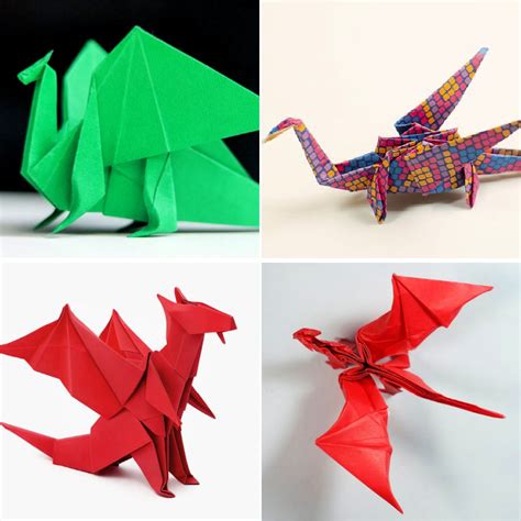 Beginner diy origami dragon - Derwing