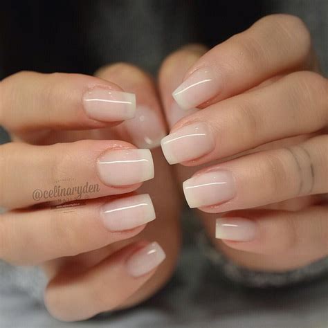 French Manicure Gel, French Nails, Hard Gel Nails, Gel Nail Art ...