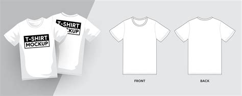 T-Shirt Mockup Design Front Back Product Mockup | canoeracing.org.uk