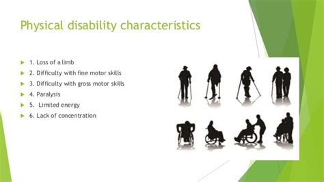 Physical disabilities