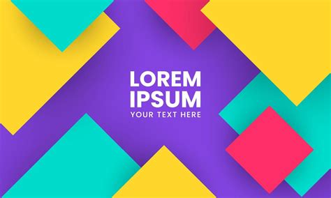 Colorful geometric background Minimal cover template design for web ...