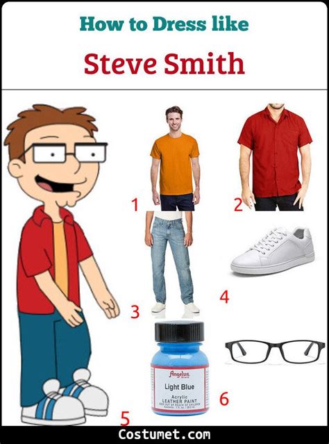 Steve Smith (American Dad!) Costume for Cosplay & Halloween 2022 in ...