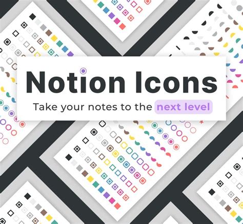 Notion Icon Pack | Notions, Life hacks for school, Bullet journal aesthetic