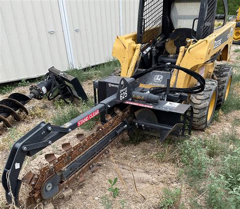 Weekend Warrior Equipment Rental | Skid Steer Attachment – Trencher