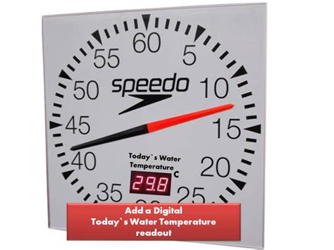 Pace Clock & Temperature display | Swimming-Pace-Clocks | SportClox