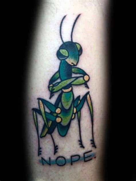 50 Praying Mantis Tattoo Designs For Men - Insect Ink Ideas