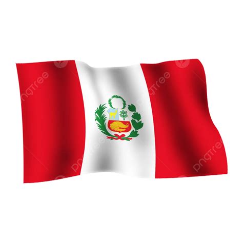 Peru Waving A Flag On Transparent Background, Peru Flag, Peru Waving ...