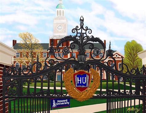 Howard University Painting by Mallory Blake