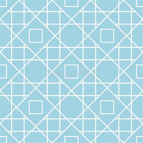 Navy Blue and White Geometric Seamless Pattern Stock Vector ...