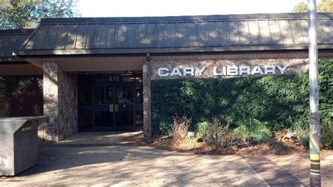 The Cary' North Carolina library is a li'l library but it's great with ...