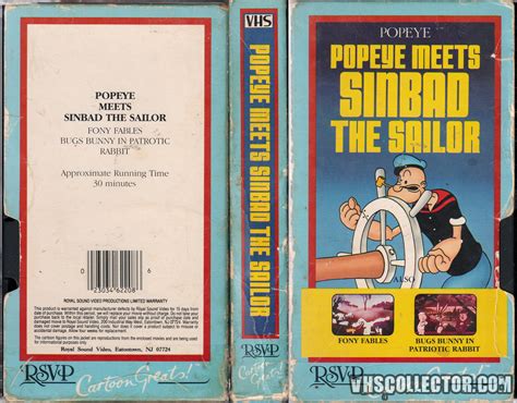 Popeye Meets Sinbad The Sailor | VHSCollector.com