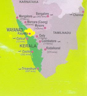 Wayanad Wildlife Sanctuary Map - Bobbie Stefanie