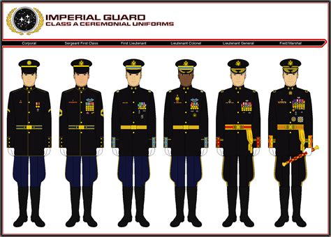 Imperial Guard - Class A Ceremonial Uniforms by ATXCowboy on DeviantArt