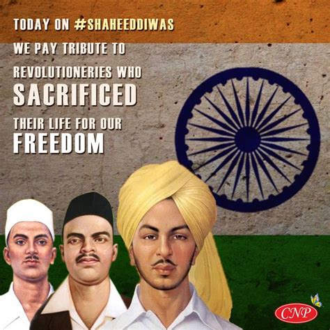 Tributes to Shaheed Bhagat Singh, Sukhdev and Rajguru on their ...