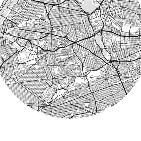 QUEENS MAP POSTER - Dot Press