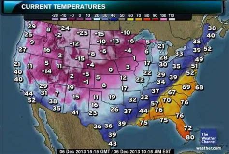 Us Weather Forecast Map - Vikki Jerrilee