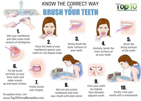 Know the Correct Way to Brush Your Teeth | Top 10 Home Remedies