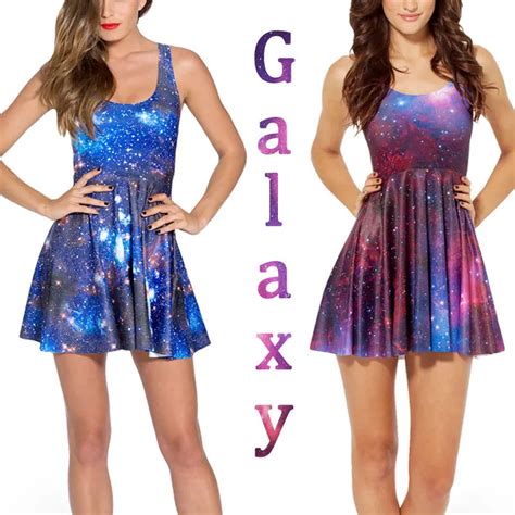 Galaxy Blue Dress Skater Dresses 2014 Summer Dress Black Milk Galaxy ...