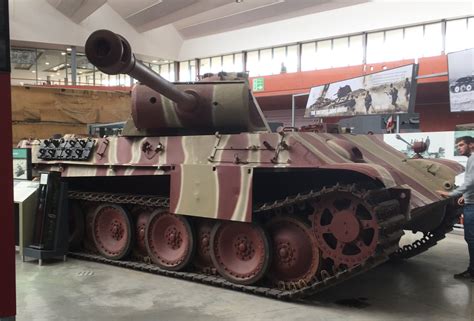 Panther tank at Bovington. Distinctive Camouflage pattern | German ...