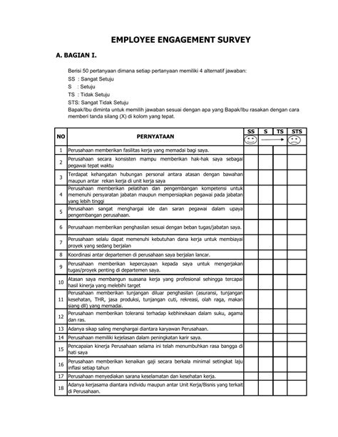 Employee Engagement Questionnaire