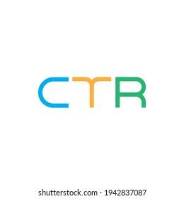 Ctr Letter Logo Design Vector Stock Vector (Royalty Free) 1942837087 ...