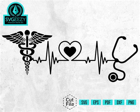 Rn Svg,Heart Stethoscope Vector Nursing Svg,Doctor Svg Nurse SVG Nurse ...