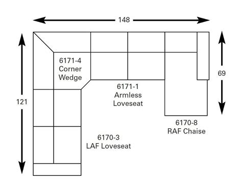 Dimensions Of A Sectional Sofa - Image to u