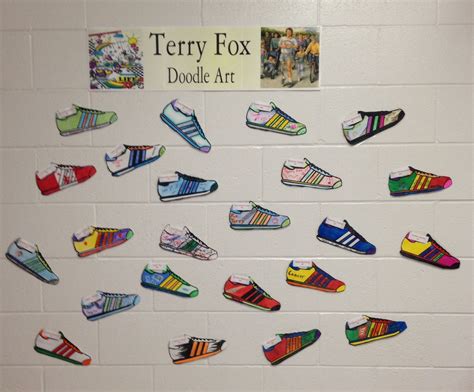 Terry Fox display | Kindergarten art, Doodle art, Art activities for kids