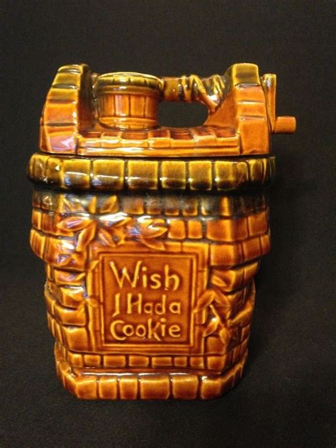 Vintage McCoy Pottery Cookie Jar "WISH I HAD A COOKIE" | Mccoy pottery ...