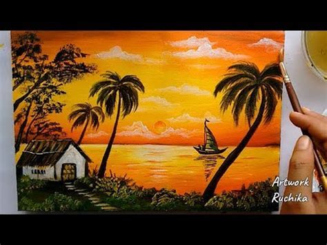 Beautiful Easy Paintings Scenery / Modern art famous painter beautiful ...