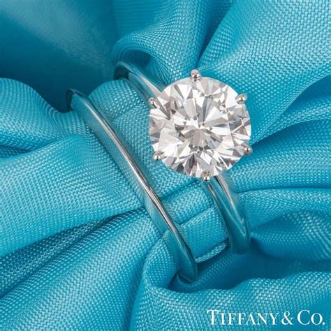 Tiffany and Co. Diamond Ring 2.04 Carat with Matching Wedding Ring at ...