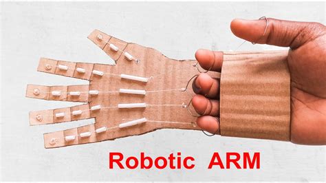 How To Make Robotic Arm With Cardboard, Science Projects Robot Hand ...