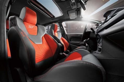 2018 Ford Fiesta ST interior in Molten Orange Recaro Seats | Ford ...