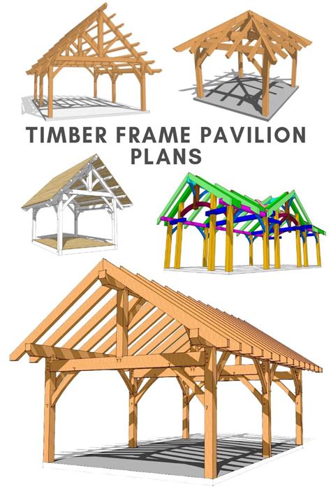 Timber Frame Pavilion Plans | Timber frame pavilion, Pavilion plans ...