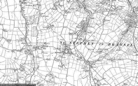 Historic Ordnance Survey Map of St Stephen, 1879