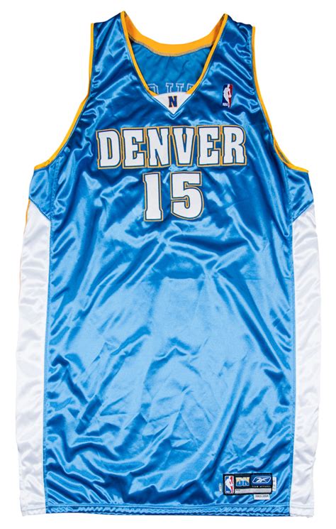 Lot Detail - Carmelo Anthony 2003-2004 Game Used Denver Nuggets Away ...