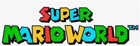 Super Mario World Logo Png Transparent - Super Mario World Png ...