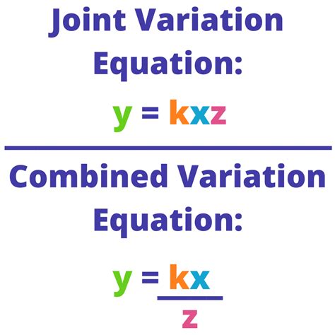 Which Describes the Combined Variation in the Formula - AdalynnkruwRogers