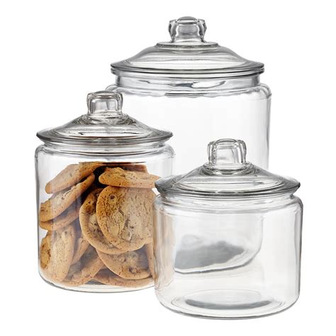 Anchor Hocking Glass Canisters with Glass Lids | The Container Store