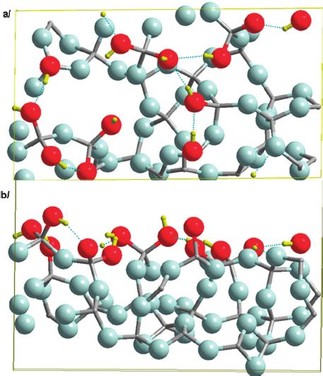 Amorphous silica surface obtained after a standard geometry ...