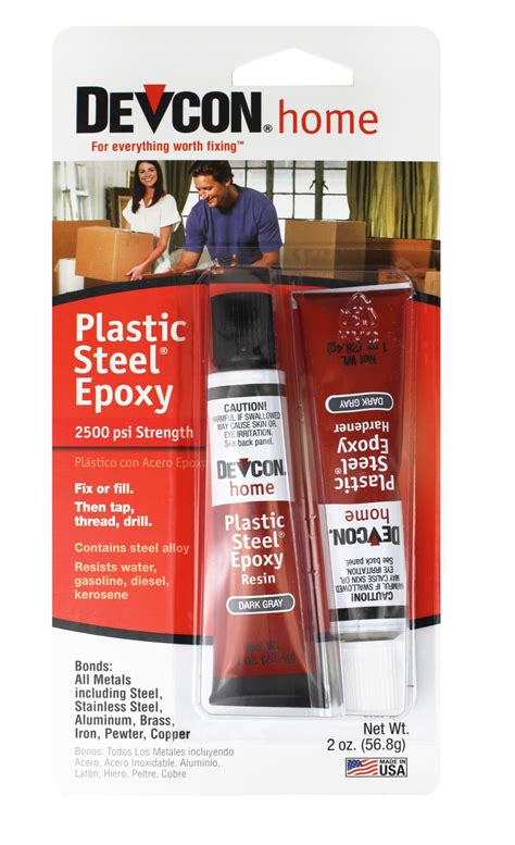 Plastic Steel Epoxy - 2 part Steel Filled Epoxy for repairing Steel ...