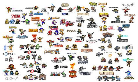 Fan creates incredible image featuring 200 video game characters as ...