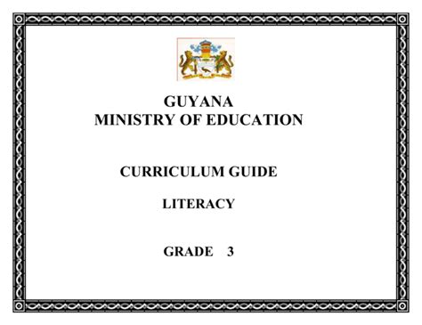 View - Ministry of Education, Guyana