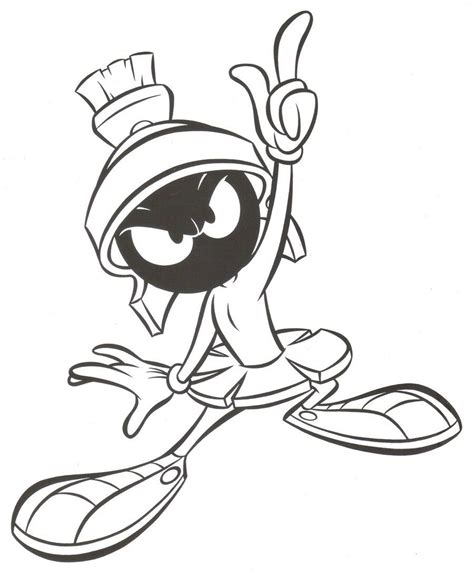 looney tunes marvin the martian | Cartoon art, Cartoon character ...